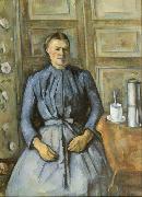 Paul Cezanne Woman with Coffee Pot (mk09) oil painting artist